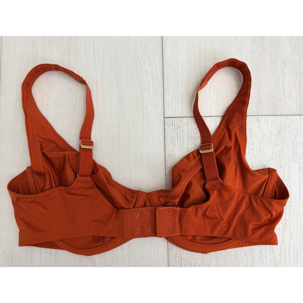NWOT CUUP The Scoop Underwire Bra Sz 38C Orange - Picture 3 of 4